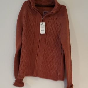 New women's REI Northway zip front sweater.